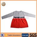 Pull molletonné en mousseline de soie tricoté mongol pour enfants